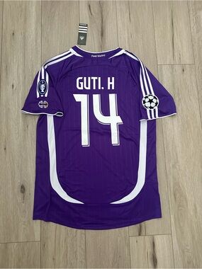Guti Real Madrid Retro Jersey Purple